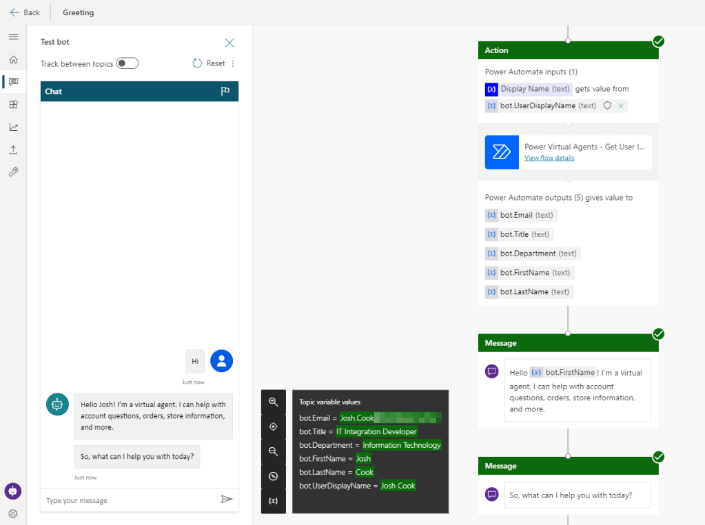 Getting User Details To Use In Power Virtual Agents&nbsp;(Teams)