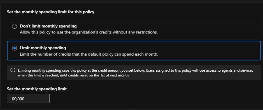 Monthly hard-cap behavior