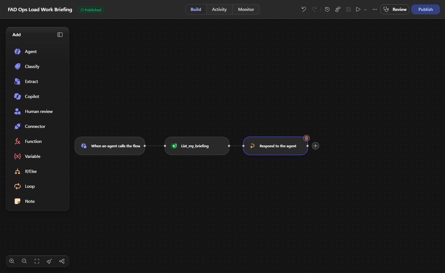 Start hook loading a Dataverse work profile
